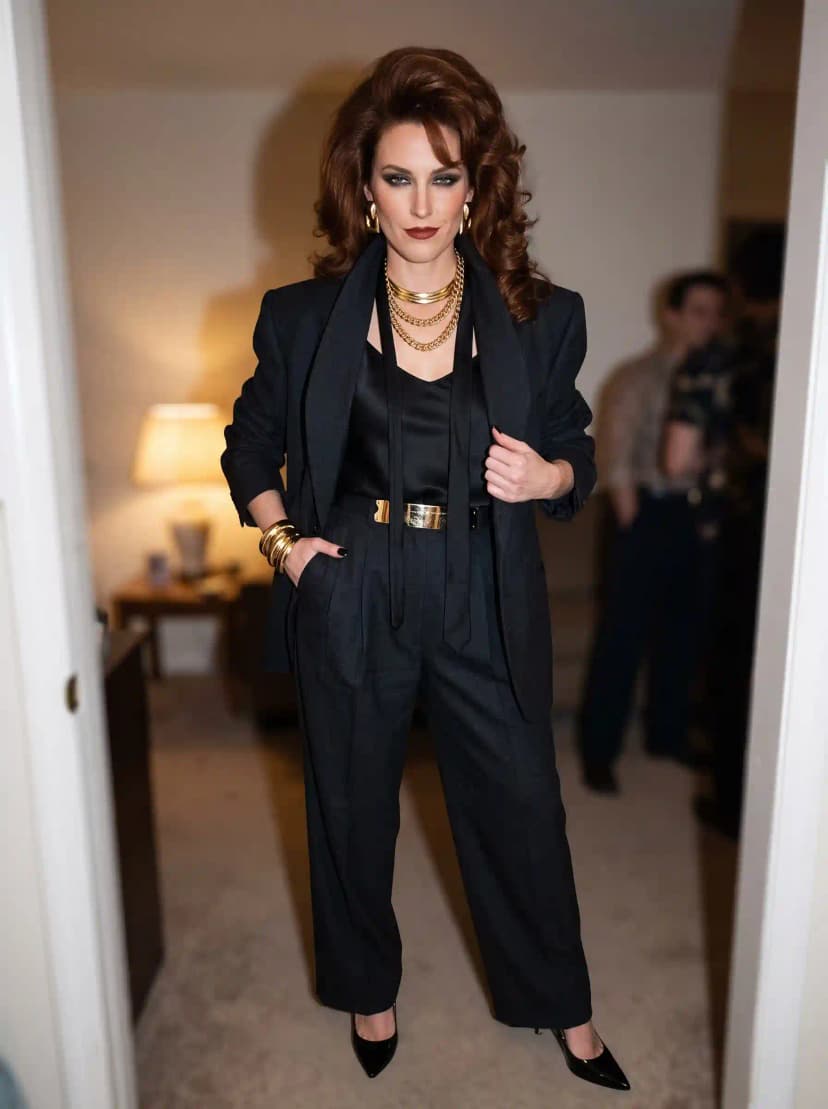 ’80s Power Suit Glam Costume
