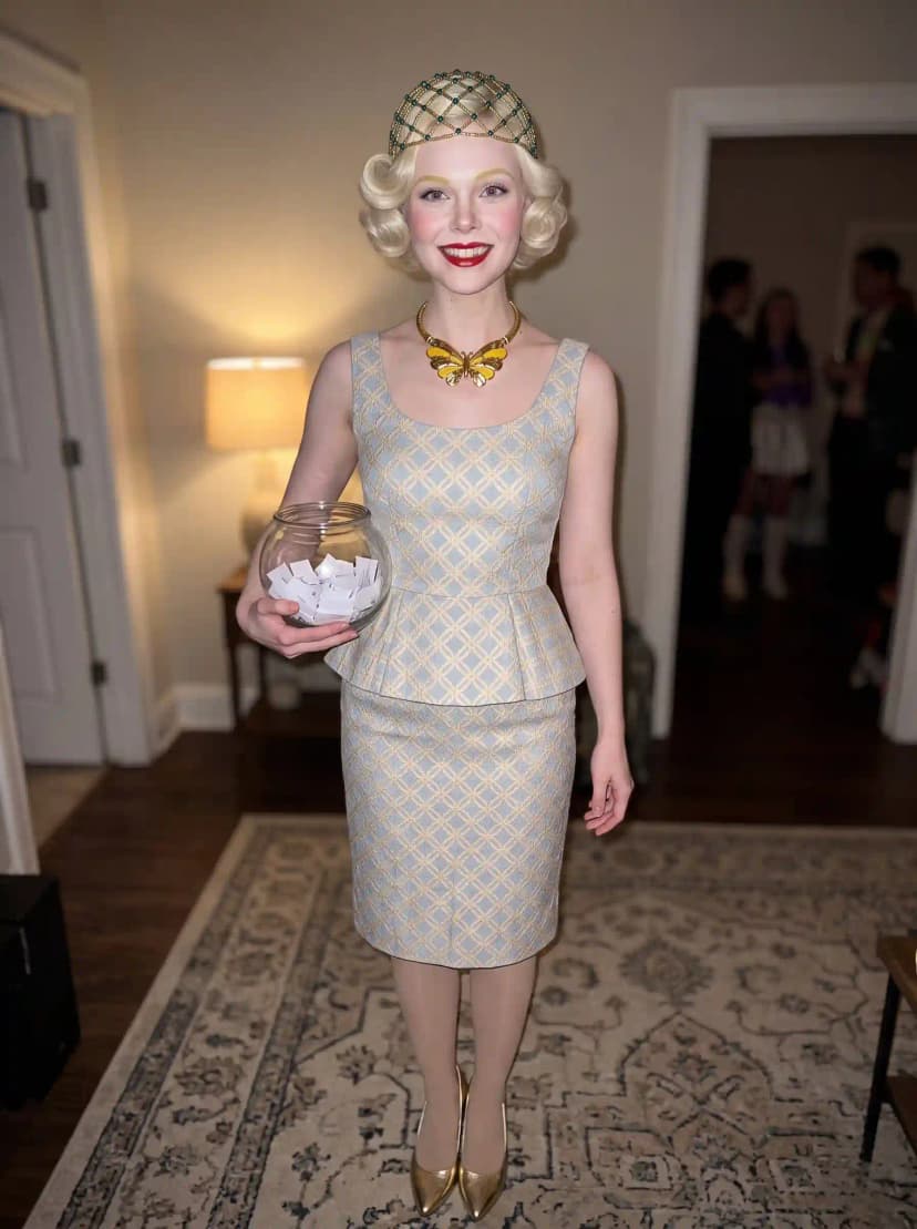 Effie Trinket-Inspired Capitol Glam