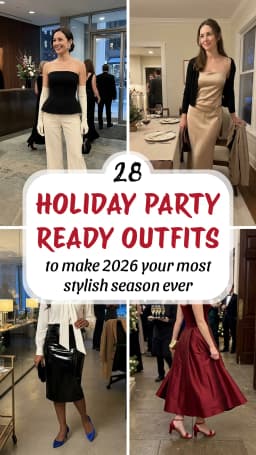 28 Holiday Party Outfits 2026 That Make Every Invitation Worth Dressing Up For