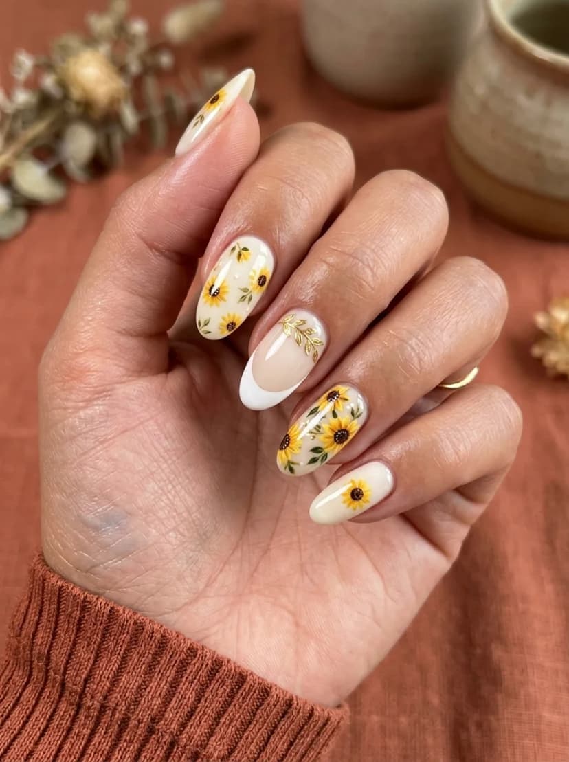 Sunflower and French Tip Mix