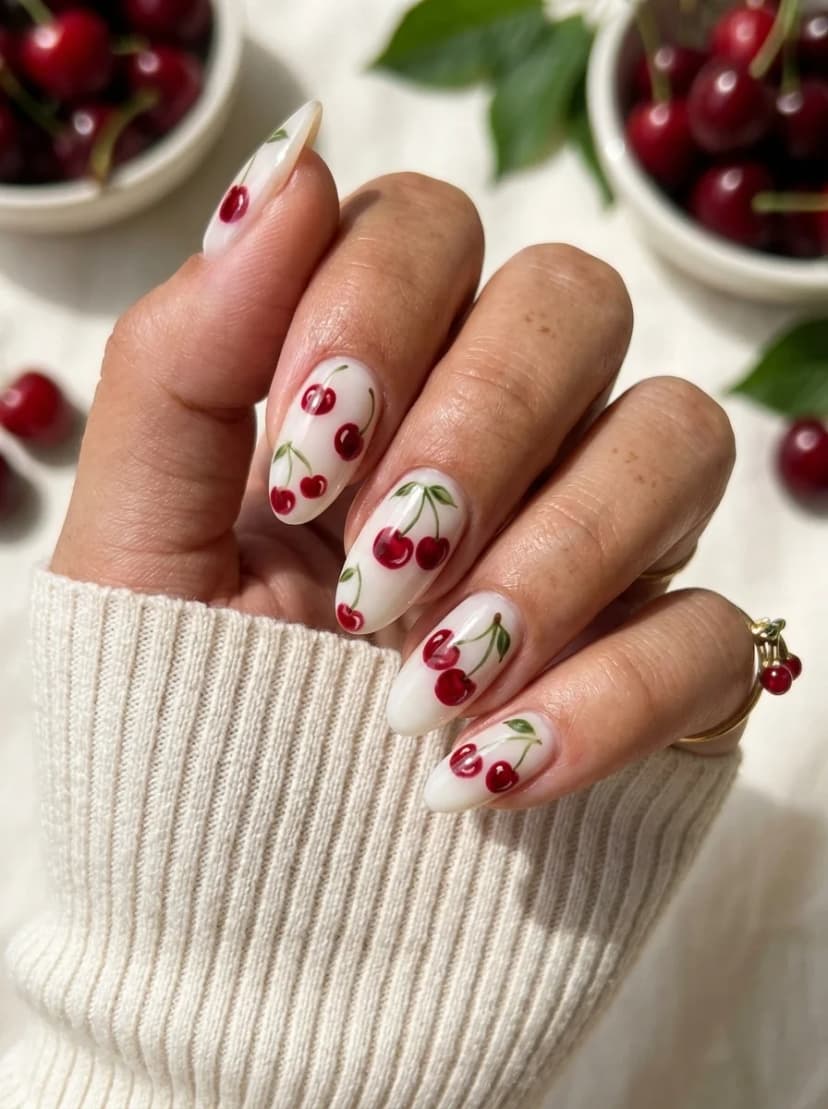 Cherry Nail Art