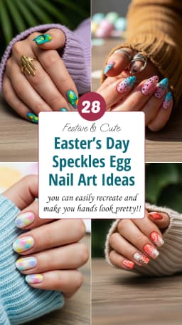 28 Stunning Easter Speckled Eggs Nails for Spring 2026 π₯β¨ | Best Easter Speckled Egg Nail Art Ideas | Trendy Spring Nail Designs | Cute Easter Nail Art