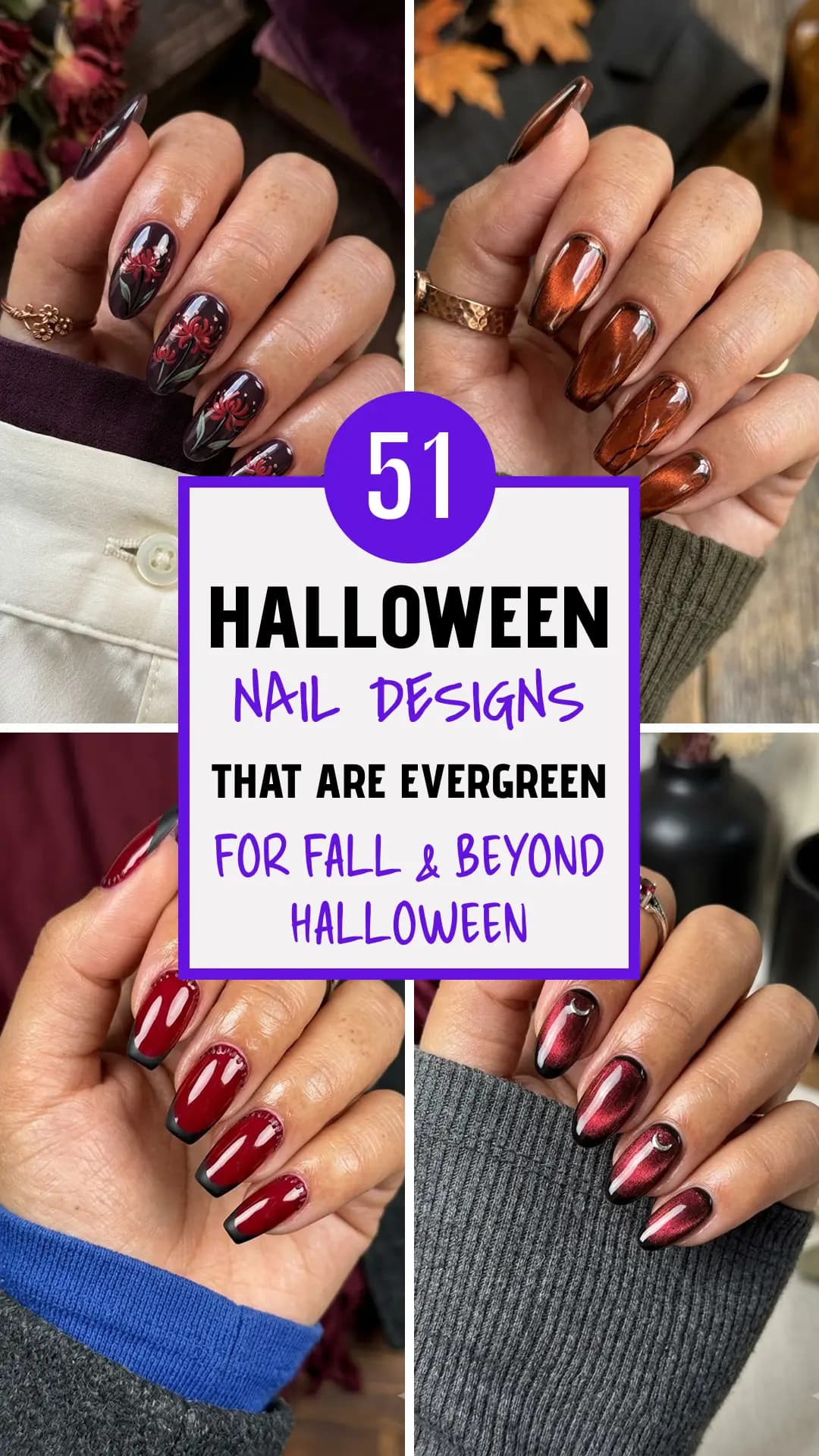 51 Halloween Nail Ideas That Are Trending in 2026 👻💅✨ | Spooky & Aesthetic Halloween Nail Designs | Trendy Halloween Manicure Inspiration