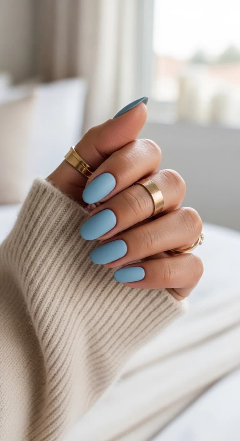 Matte Dusty Blue