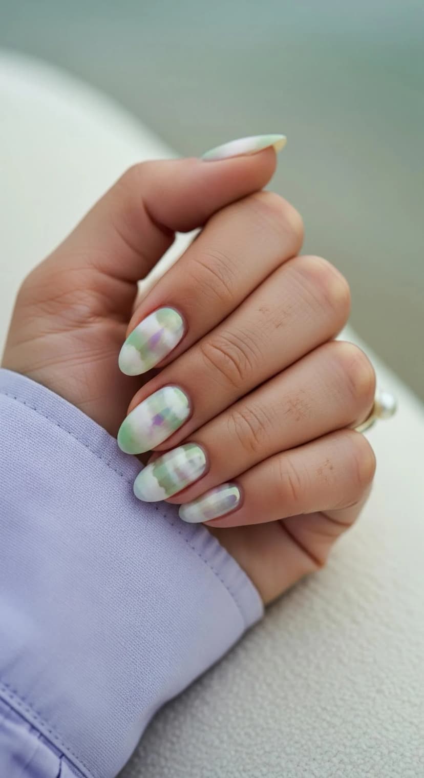 Soft Lavender Nails