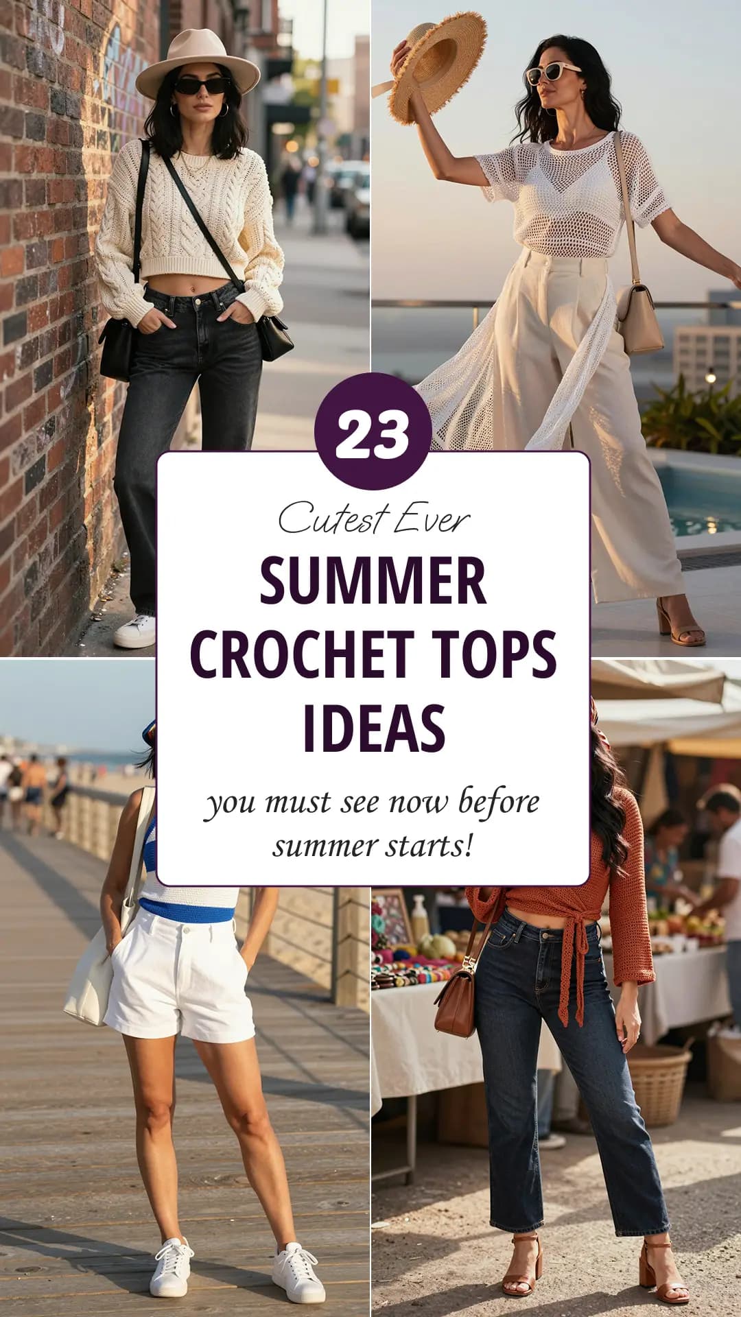 Summer Crochet Trends 2026: 23 Tops You Need Now π§Άβ¨ | Crops, Halters & Boho Chic | How to style crochet tops this Summer 2026