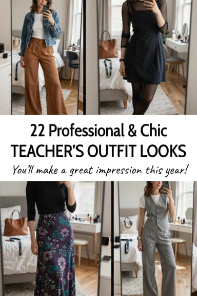 22 Teacher Outfits for Effortlessly Chic Style 2026 👩🏫✨ | Best Teacher Outfit Ideas | Professional & Stylish Looks for Teachers