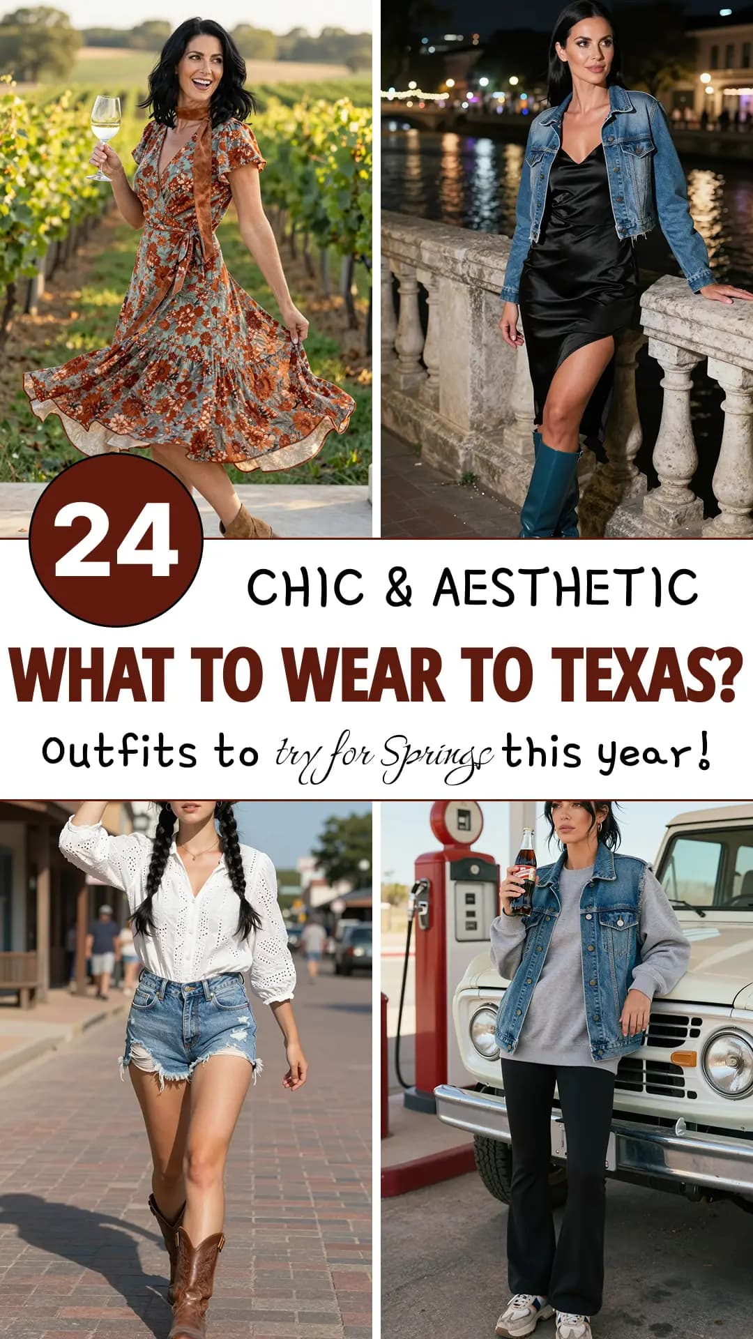 24 Chic Texas Outfit Ideas for Women 2026 π΅β¨ | How to Dress in Texas | Modern Western Style & Southern Outfits