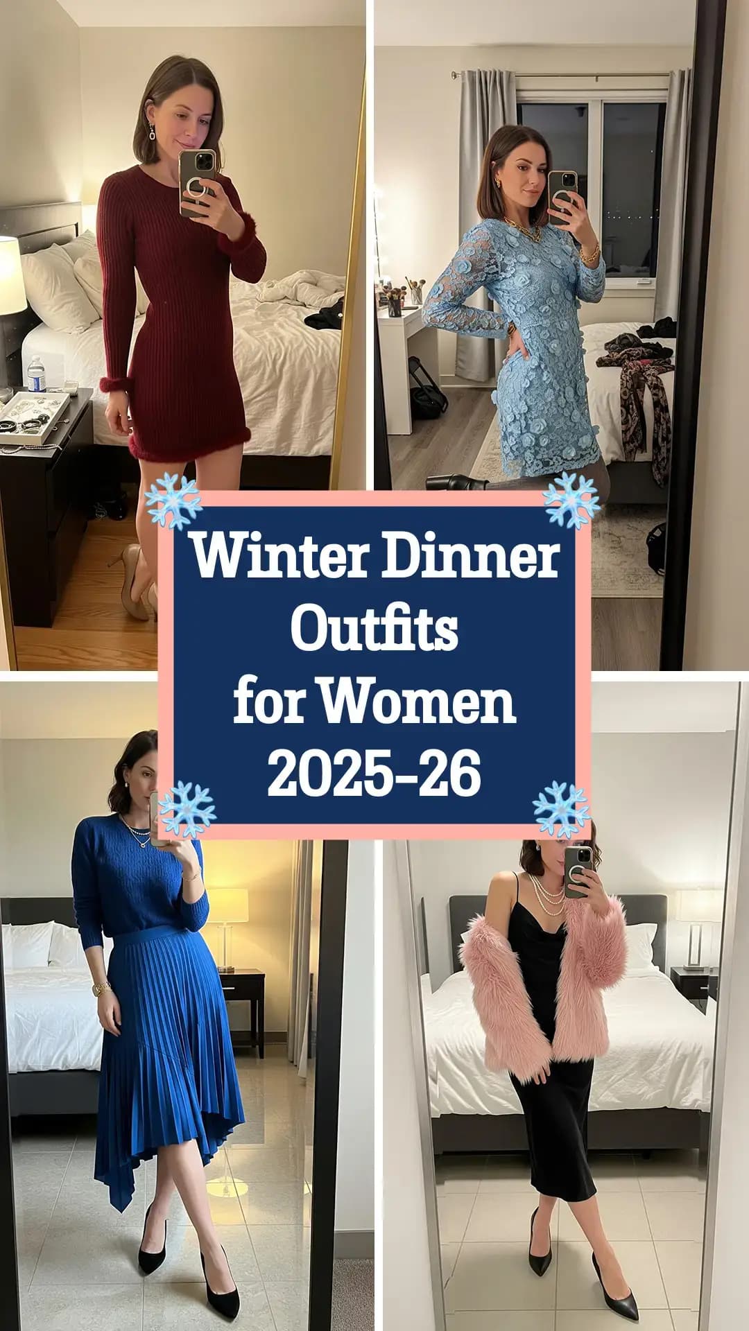 20 Winter Dinner Outfits for Women 2026 🍽️✨