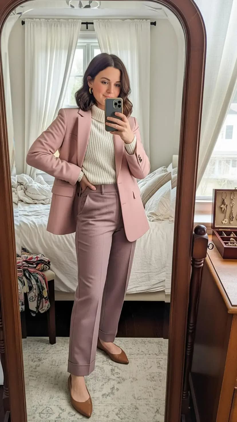 Cream Knitted Sweater