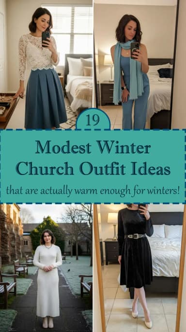 19 Winter Church Outfits That'll Keep You Warm & Elegant 2025 ❄️✨ | Best Winter Church Outfit Ideas | Cozy & Modest Church Looks | Trendy Winter Church Fashion