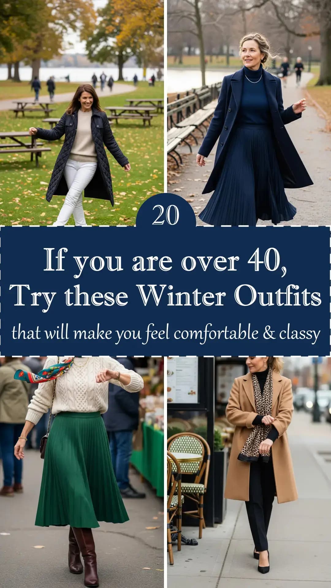 25 Winter Outfits for Women Over 40 2026 ❄️✨