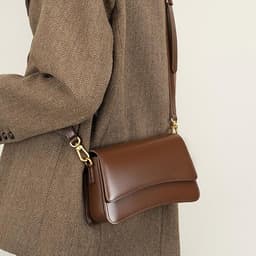 Leather Sling Bag (Brown)