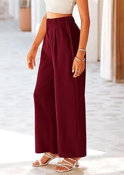 Flowy Trousers for Christmas (Red)