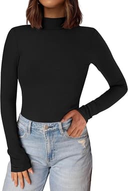 Turtleneck Long Sleeve (Black)