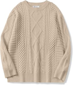 Sweaters for Women Oversized Cable Knit Top