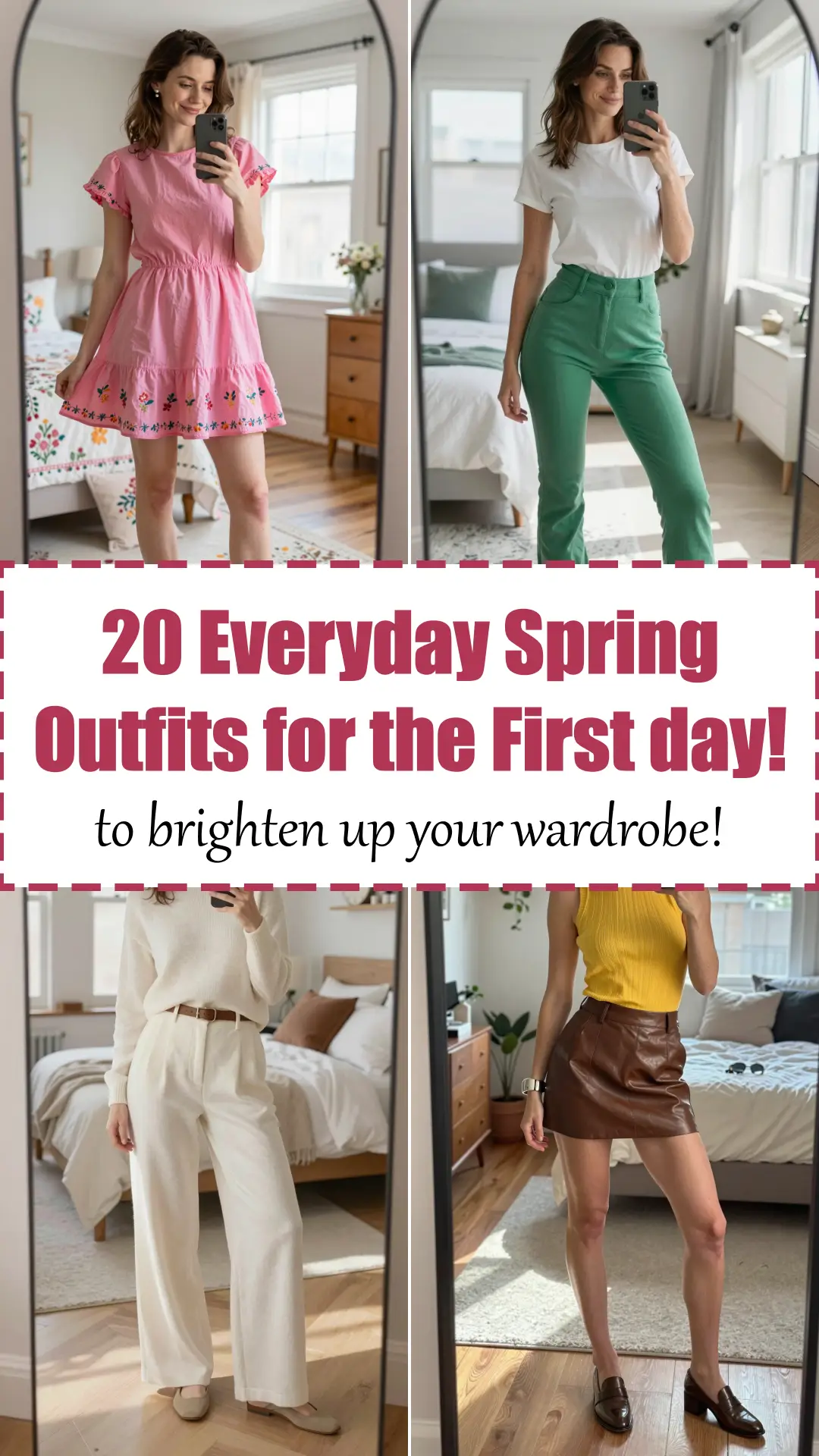 Model Spring Day 20 First Day of Spring Outfits for Fresh Style 2026 🌸 | Best First Day ...