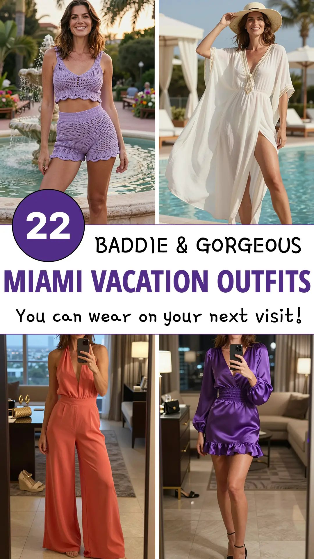 22 Miami Outfits for Your Perfect Vacation 2026 🌴 | Best Miami Outfit ...